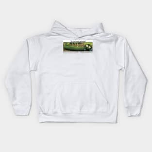 Cool as a cucumber Kids Hoodie